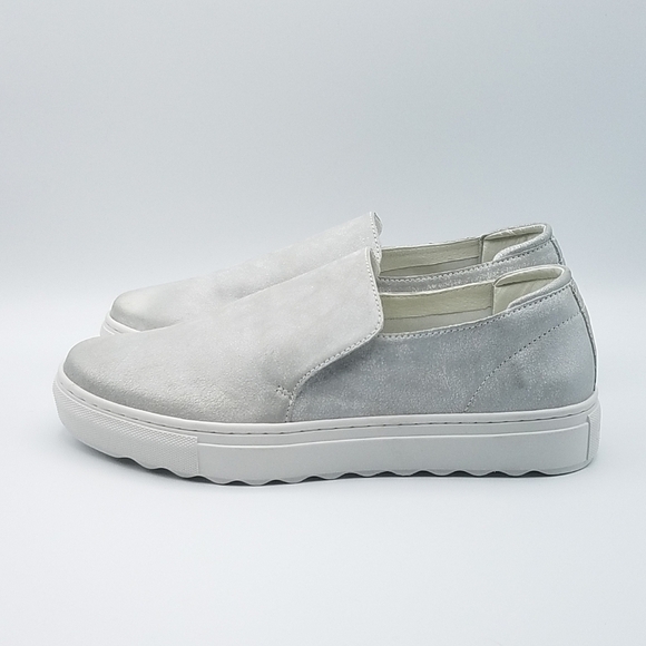 J/Slides Perrie Slip On Shoes Size 8.5 Silver - Picture 6 of 14